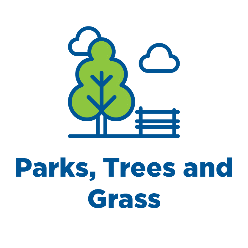 Parks, Trees and Grass